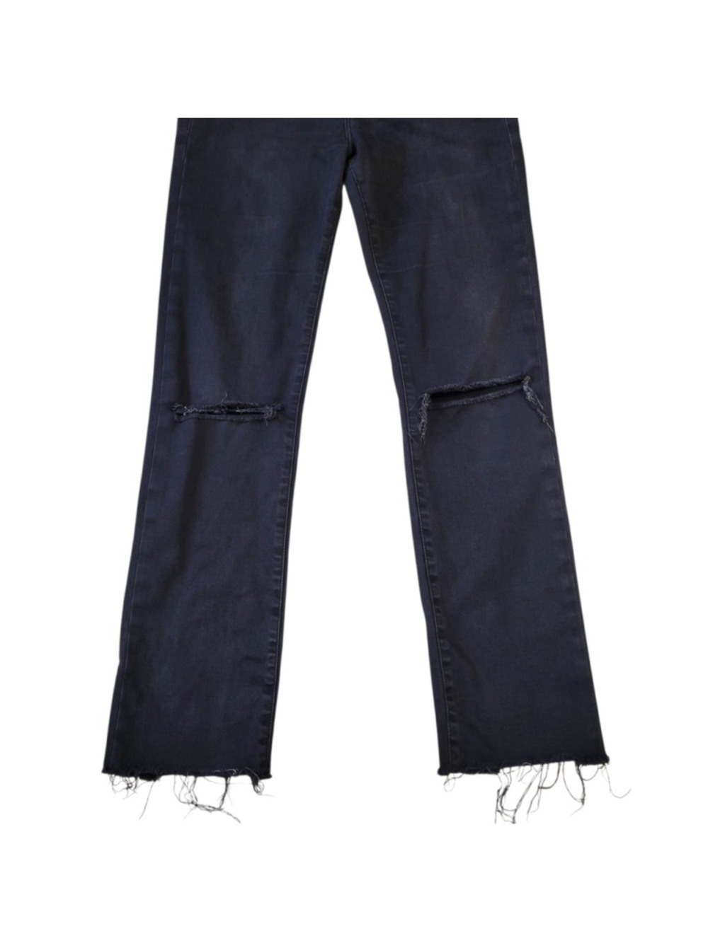 FRAME Le High Straight Distressed Fray Ankle Women's Jeans Size 27 Inseam 29" - Picture 5 of 11